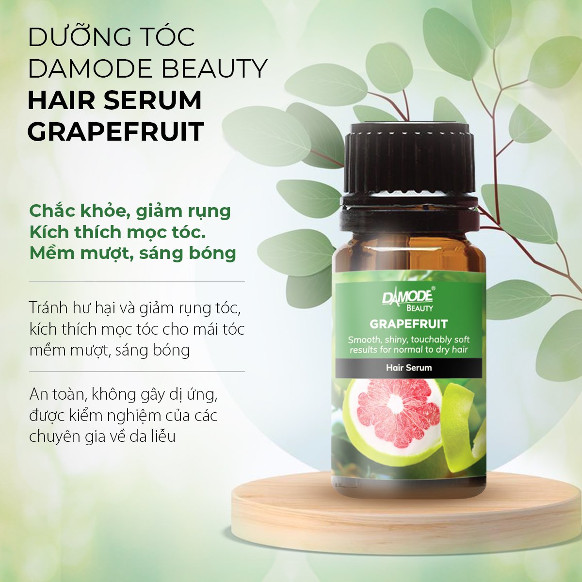 Tinh dầu dưỡng, Kích Thích Mọc Tóc - Grapefruit Hair Serum